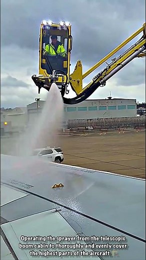 Aircraft De-Icing Procedure Before Takeoff