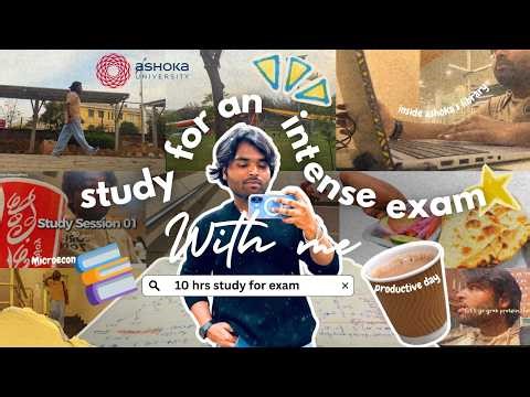 STUDY VLOG✍🏻✩ | productive days in my life, preparing for midterm exam, 10hrs study, motivation