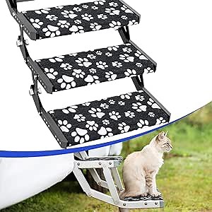 RV Step Stabilizer Kit for 5th Wheels Travel Trailers and Motorhomes