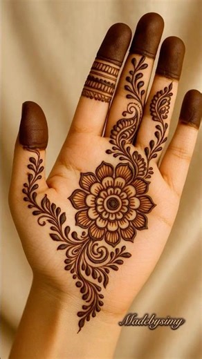 5 Top&Easy mehandi hand designs- Art on hands #mehandi #mehandi #mehndidesign #mehndiartist #design