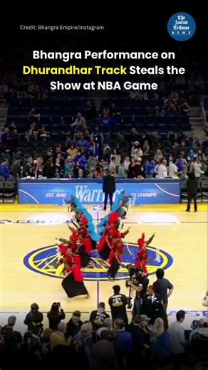Bhangra Performance on Dhurandhar Track Steals the Show at NBA Game