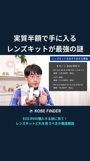 Get it for practically half price! The EOS R50 V lens kit is an incredible deal.