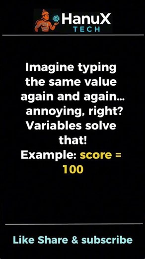 Why Do Programmers Use Variables? 🤔 | #Shorts