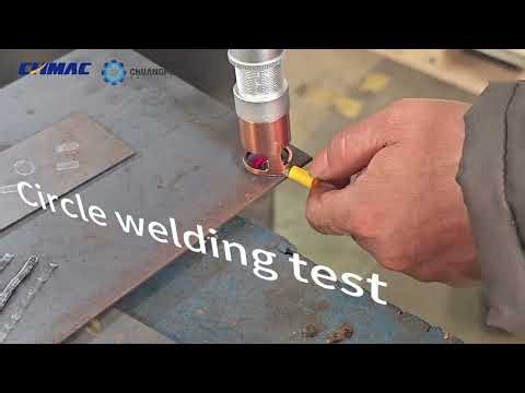 Dual Swing type CH-2000W-D 5-IN-1 Hand held laser welding machine for Battery Circle Welding
