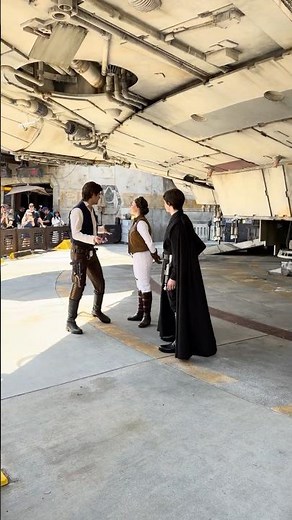 Luke, Leia, and Han Together in Star Wars: Galaxy’s Edge! 🌌✨