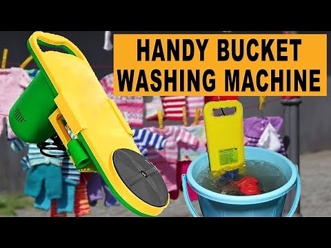 Portable Handy Bucket Washing Machine Demo And Full Review