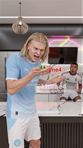 Haaland’s Orange Kept Playing Tricks on Him 😂🍊 #parody #football #haaland