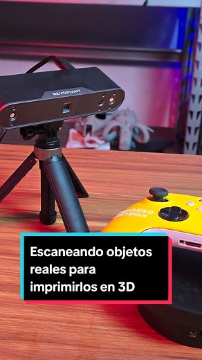 Escaneo de objetos reales para impresión en 3D con Revopoint POP 3