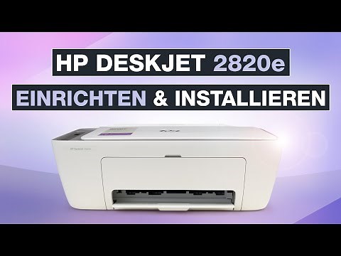 Setting up & installing the HP Deskjet 2820e | Tutorial for smartphone & PC - Testventure