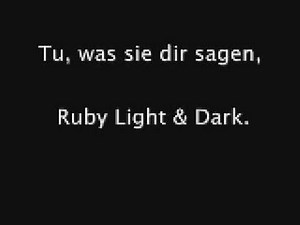 Broilers ---- Ruby Light & Dark ( lyrics )