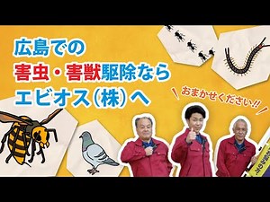【広島の害虫・害獣駆除】エビオス株式会社 15秒CM