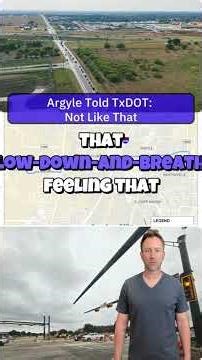 Argyle just told TxDOT — we'll take the road, but not like that.