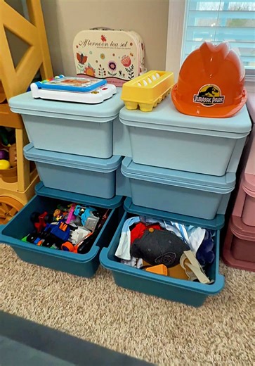 Organize Your Kids' Playroom with 3 Tier Storage Units
