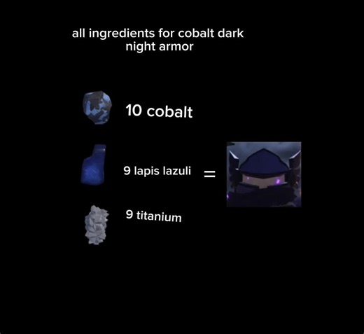 Cobalt Dark Knight Armor Tutorial on The Forge