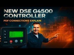DSE G4500 Generator Wiring & AMF Controller Tutorial – Easy Step-by-Step @DSEplcPowerlearning