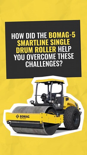 With the help of Bomag Economizer, we observed transparent compaction and saved up to 25% on fuel consumption! – Tribata Construction. 💪 Discover the efficiency of the Bomag BW211D-5SL Smart Line and see the difference for yourself. Watch now. 😎 #BomagBW211D5SL #BomagSays | Maxima Machineries Inc.