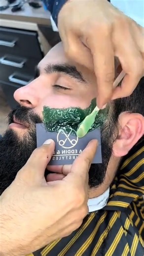High Fade + Beard Combo | Beard Removing With Wax #shorts #viral #barber