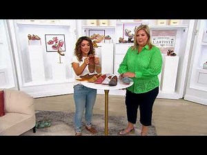 Spring Step Leather Perforated Slip-Ons - Flowerflow on QVC
