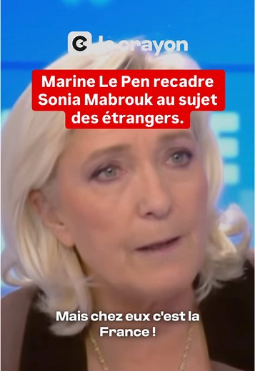 Marine Le Pen sur l'immigration et l'identité française