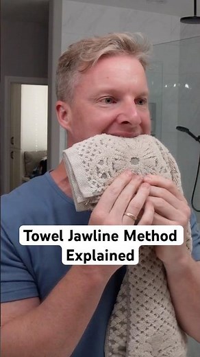 What Is The Towel Jawline Method?