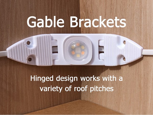 Gable Bracket for Govee Pro Permanent Outdoor Lights (H706 | H806) (roof Peak) - Etsy