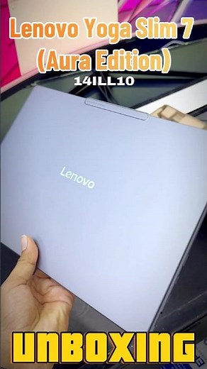 Lenovo Yoga Slim 7 Aura Edition (14ILL10) Unboxing 💻✨ | TechShorts
