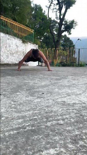 Strength, 🔥😈￼body, hard work exercise #Strength #Body, #shortvideo #mountains ￼￼