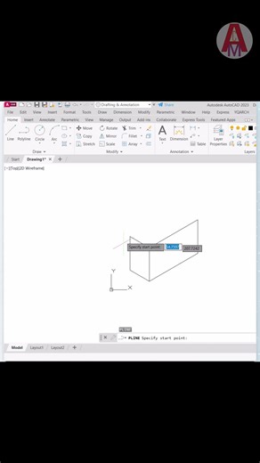 AutoCAD Isometric Drawing make Rectangle Shape