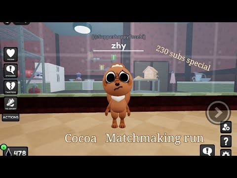 COCOA MATCHMAKING. FLOOR 15+