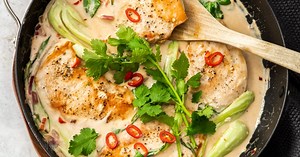Lime Coconut Chicken - an easy, one-pan 30-minute chicken dinner