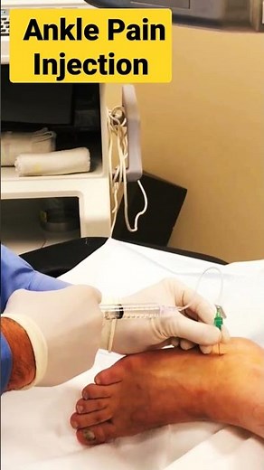 Live Ankle Pain Injection ✓✓ | #anklepain #ankleanatomy #heelpaintreatment #heelpain #footpainrelief