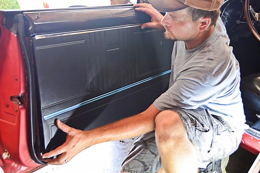 New Door Panels, Rubber, and Hardware for a Ratty 1967 Camaro