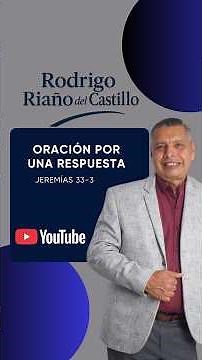 Are You Waiting for an Answer from God? Jeremiah 33:3 #RodrigoRiañoDelCastillo #Prayer