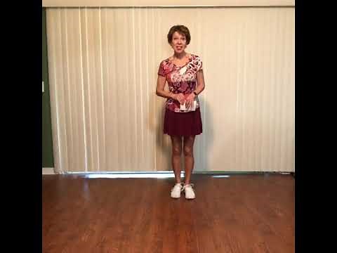 Cheek to Cheek Line Dance (teach)