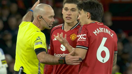 Martinez sent off for pulling Calvert-Lewin's hair