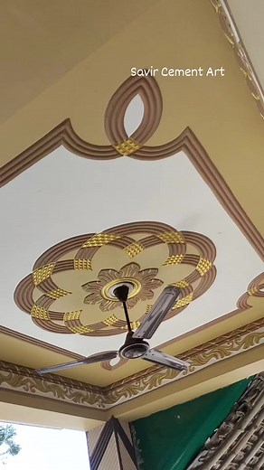413K views · 2.5K reactions | Cement Ceiling Design ideas for house #Design #ceiling #indianhouse #interior #walldecor Savir Cement Art | Savir Cement Art | Facebook