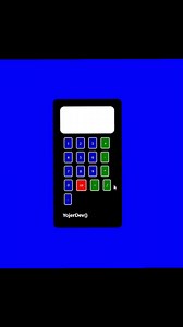 Calculadora sencilla y funcional hecha solo con HTML, CSS y Javascript. Una calculadora simple que realiza operaciones básicas, perfecta para empezar a practicar lógica de programación con Javascript y diseño web interactivo. No olvides seguirme para no perderte de nada. #javascript