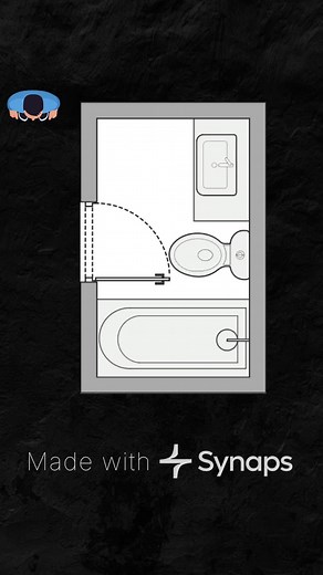 Designing a bathroom? Layout is everything. How you arrange the sink, toilet, and shower can make the difference between a cramped corner and a relaxing, functional space. Smart placement turns even small bathrooms into efficient sanctuaries. Tip: Keep wet and dry zones separate, ensure comfortable movement space, and use mirrors or glass dividers to visually open up the room. | Melos Azemi | Facebook