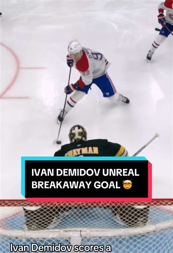 Ivan Demidov's Stunning Breakaway Goal in NHL