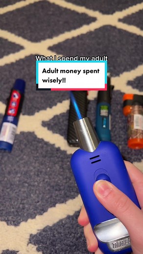 No regrets 🔥#TorchBlue #torchlighter #torchstick #torching #adultmoney