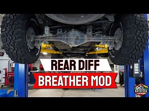 3rd gen 4runner rear diff breather mod