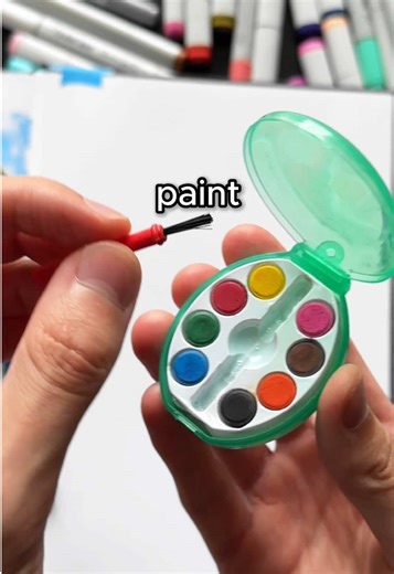 Exploring the World's Smallest Paint Set: A Unique Art Challenge