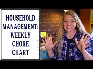 WEEKLY CHORE LIST - HOME MANAGEMENT #11