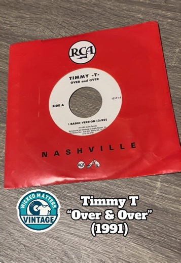 Timmy T “Over & Over” 🎶 (1991) #wickedmatters #wickedmattersvintage #vinylrecords #oldschool #90s