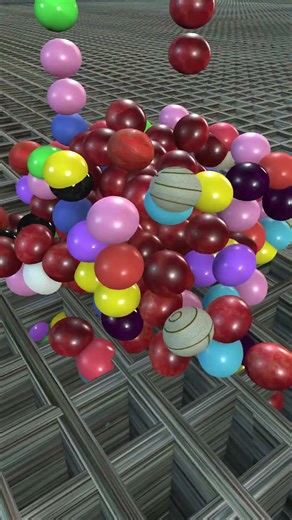 Satisfying 3D Animations cube falling 🤩😍🤩! Hypnotic 3D Loops #64 #shorts