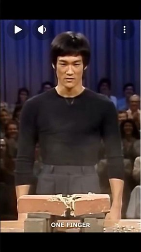 Bruce Lee One Finger Punch 😳 Real Power 1970s Demo #kungfu #martialarts #brucelee #aura #action