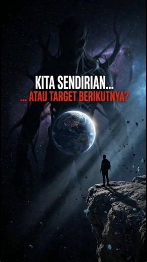 Alam semesta sepi… atau kita target berikutnya? 😨 #fermiParadox #misteri #luarangkasa #shorts
