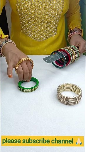 #beautiful designer bangles set #partywear bangles set #handmade lakh bangles set @aruna bangles
