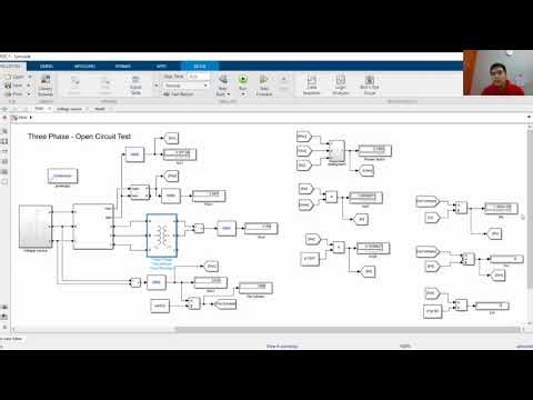 Three phase transformer matlab: short circuit test and open circuit test
