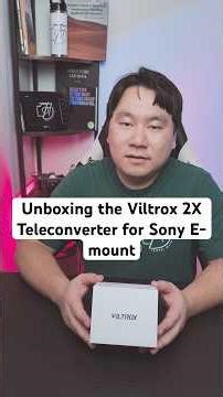 Unboxing - I just got the Viltrox 2X Teleconverter for Sony E-mount #travelwithlenses